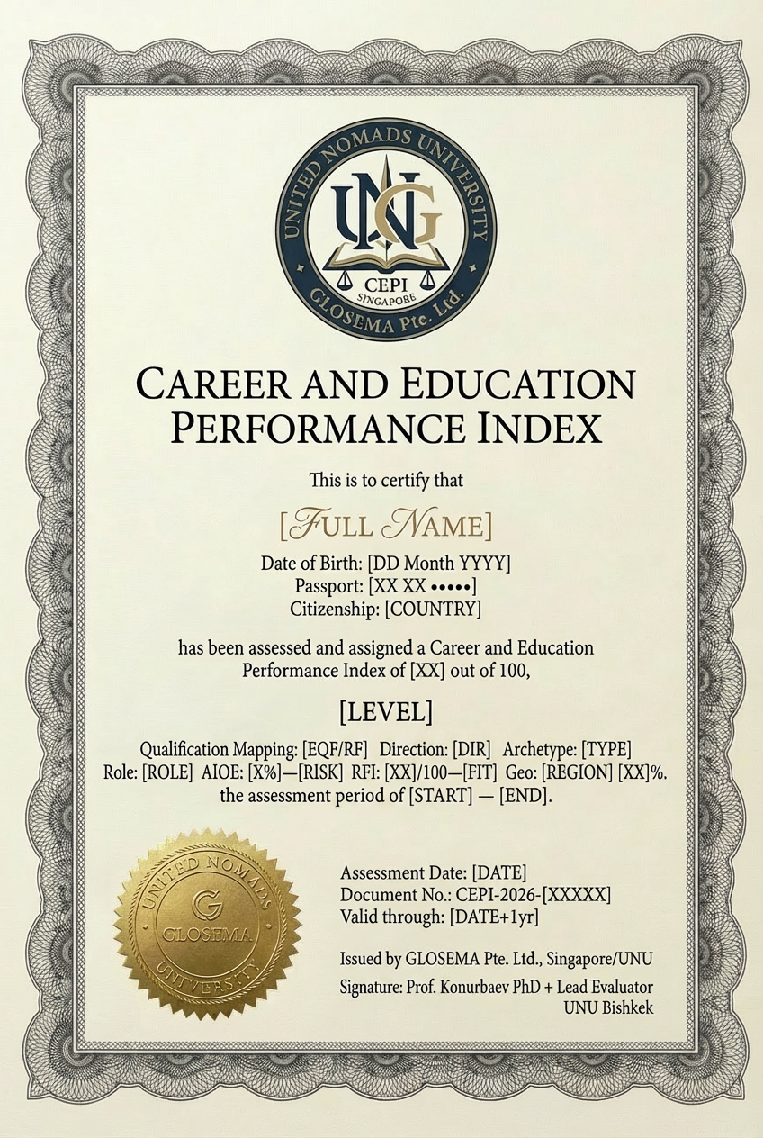 CEPI Certificate Template